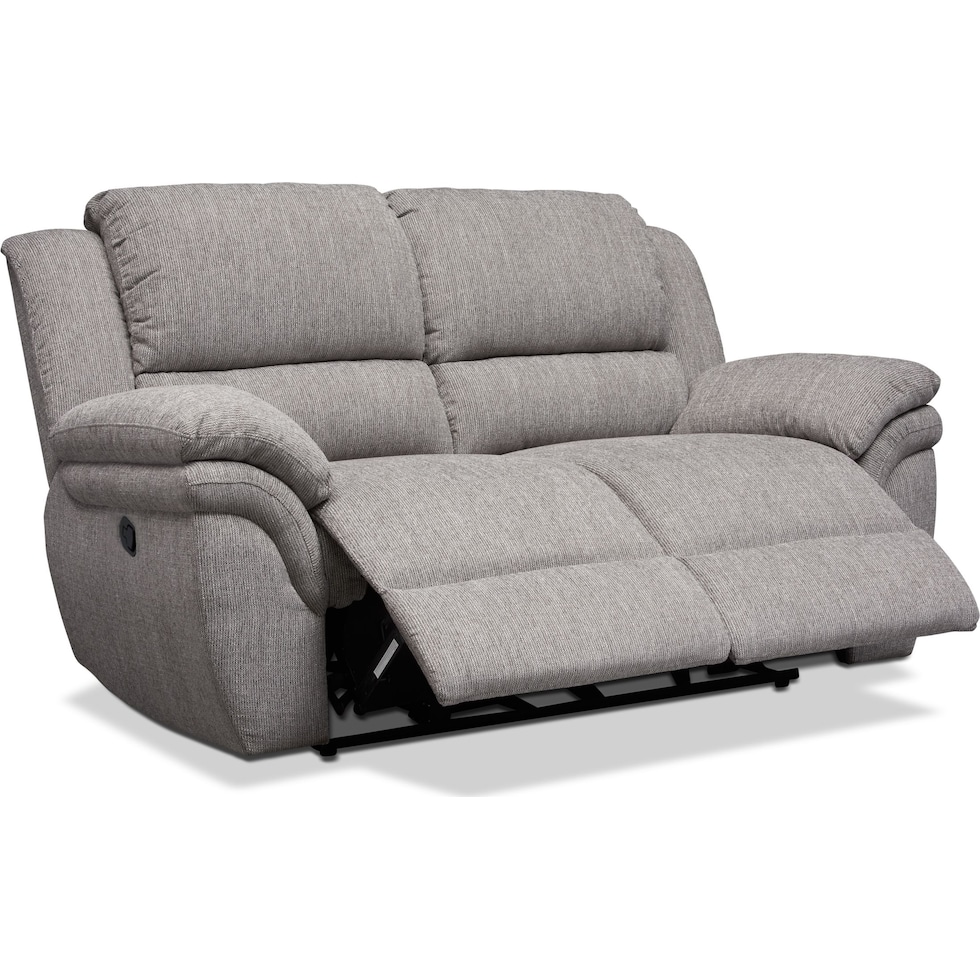 aldo gray  pc manual reclining living room   