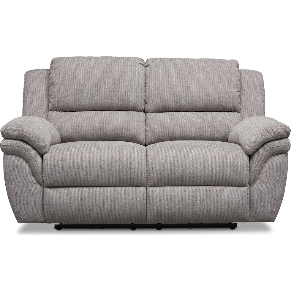 aldo gray  pc manual reclining living room   