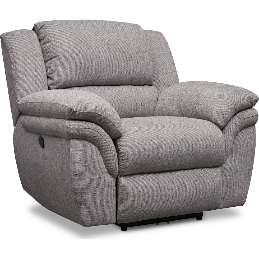 aldo gray  pc manual reclining living room   