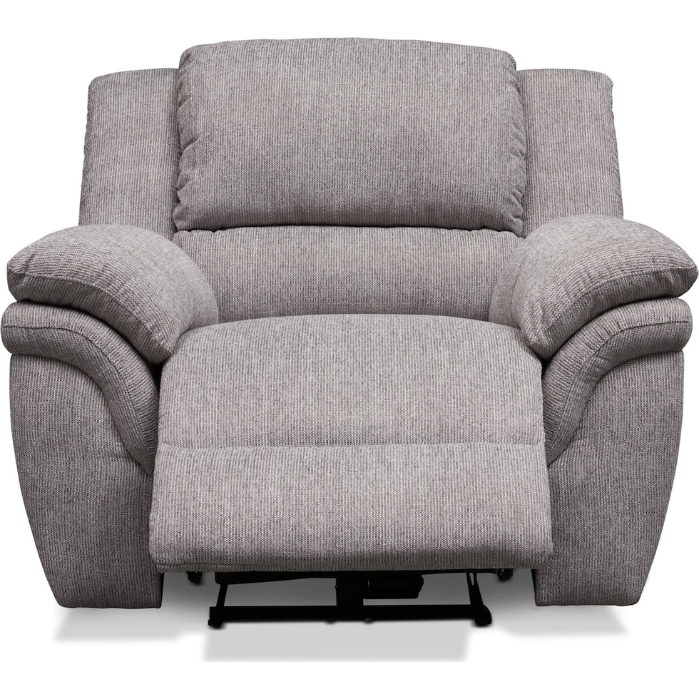 aldo gray  pc manual reclining living room   
