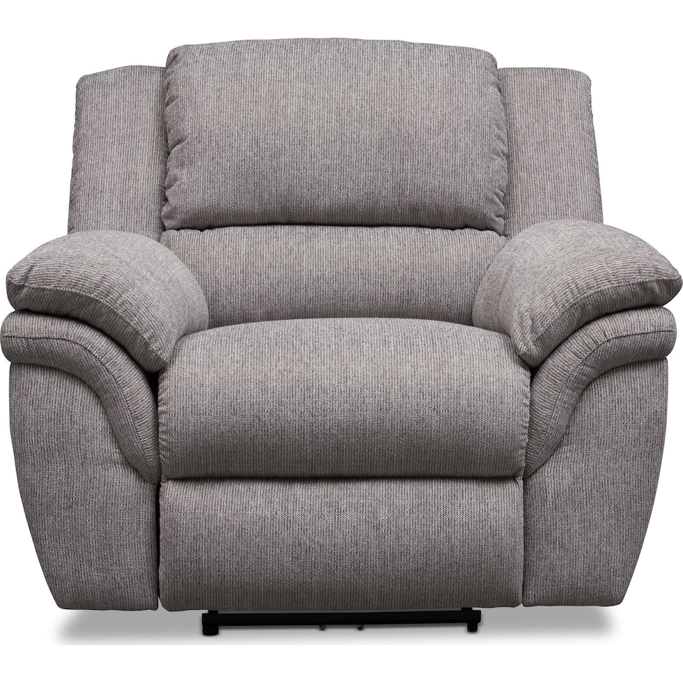 aldo gray  pc manual reclining living room   