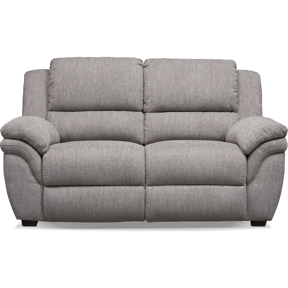aldo gray loveseat   