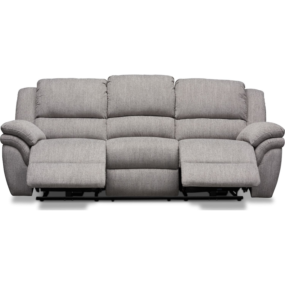 Aldo Manual Reclining Sofa Gray Value City Furniture