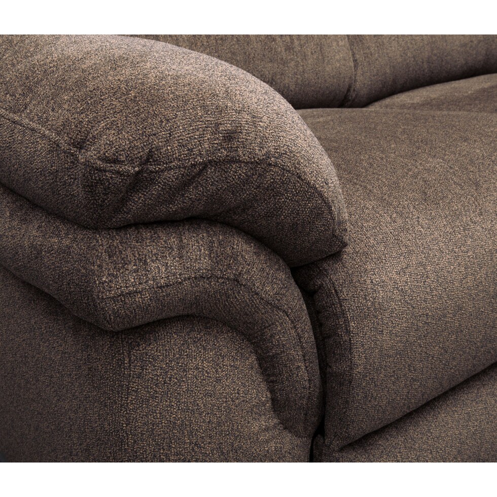 aldo light brown loveseat   
