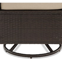 aldo light brown outdoor chair set   