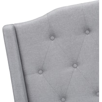 alejandro gray queen bed   