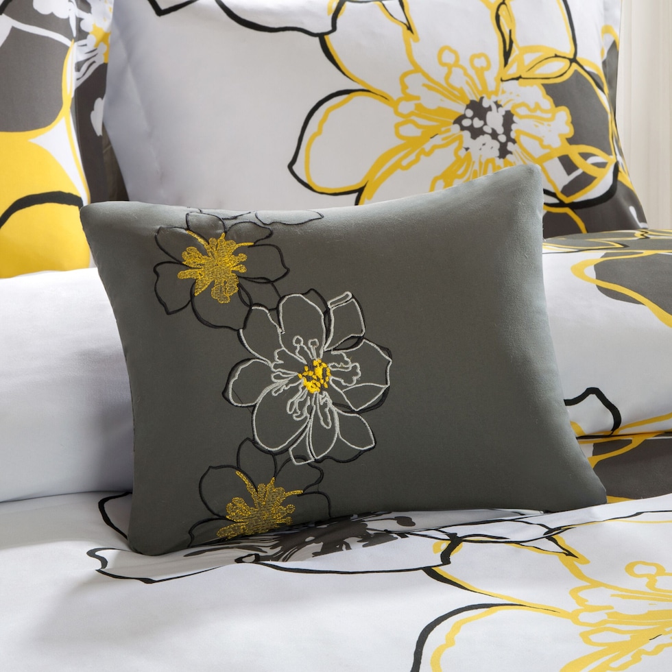 alena yellow twin bedding set   