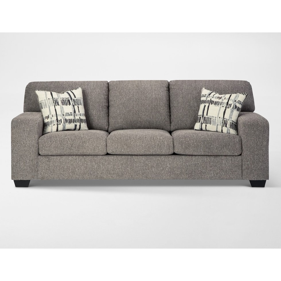 alessio silver sofa   