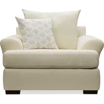 alex white chair   