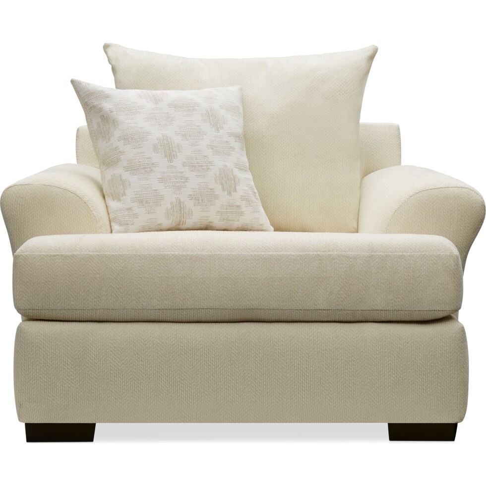 alex white chair   