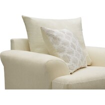 alex white chair   