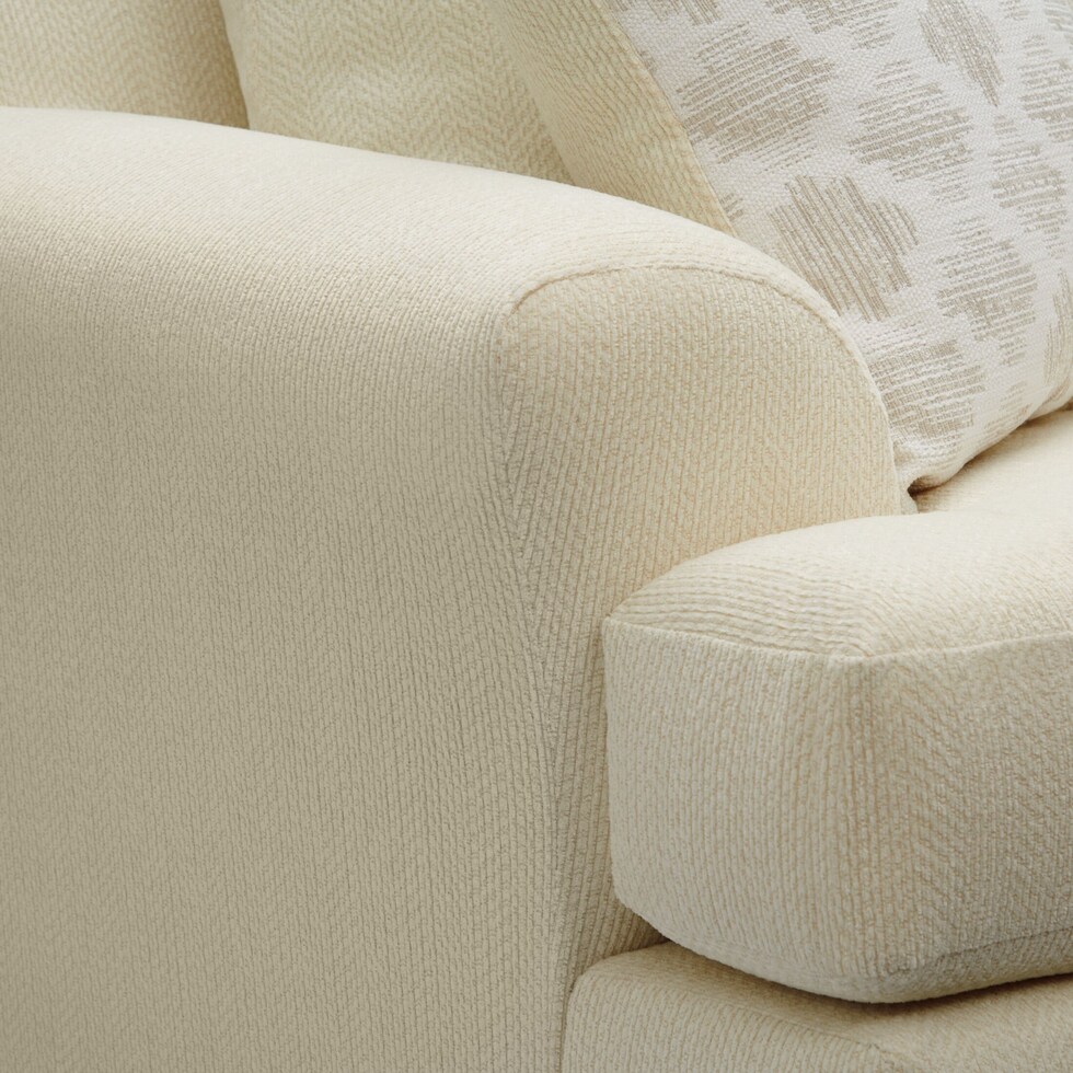 alex white chair   