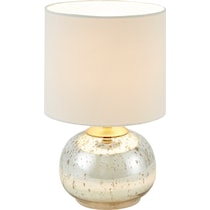 alexa silver table lamp   