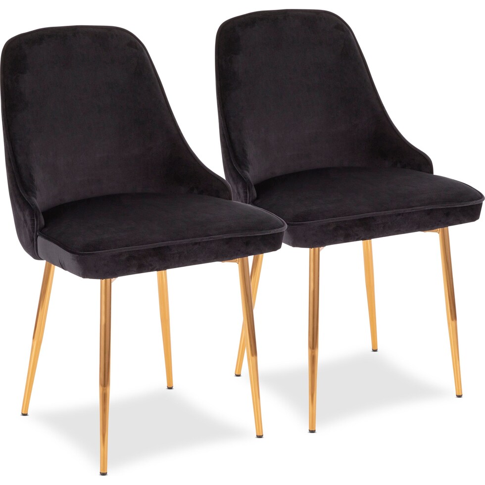 ali black dining chair   