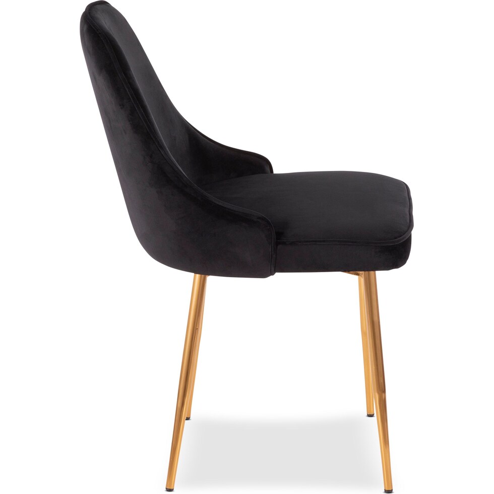 ali black dining chair   