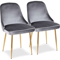 ali blue dining chair   