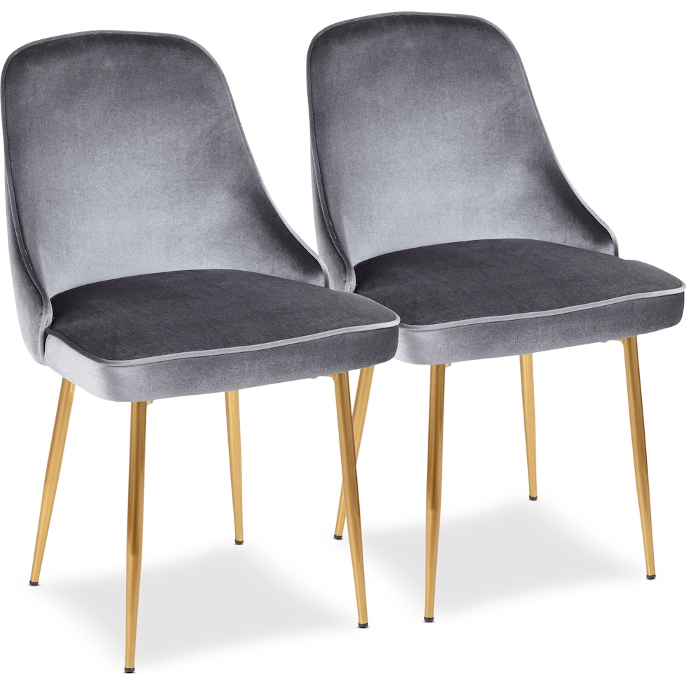 ali blue dining chair   