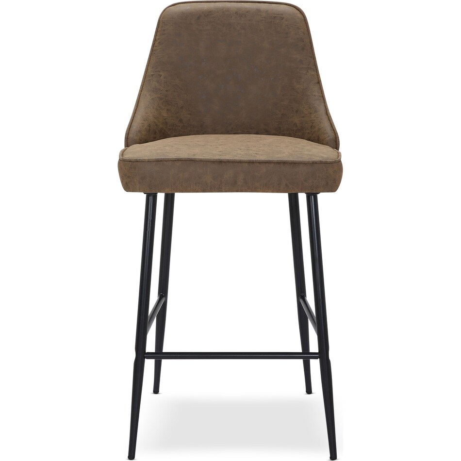 ali dark brown counter height stool   