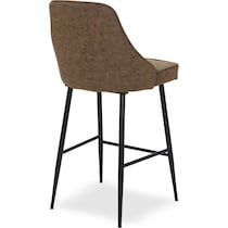 ali dark brown counter height stool   