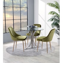 ali green dining chair   