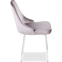 ali silver dining chair   