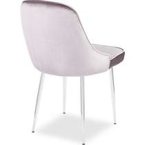 ali silver dining chair   