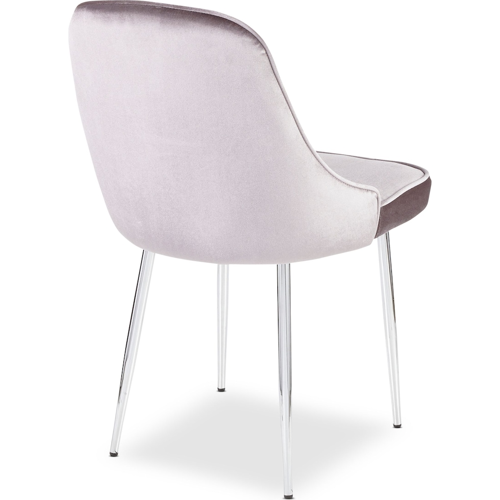 ali silver dining chair   