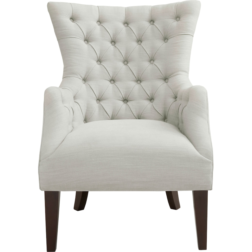 alia white accent chair   