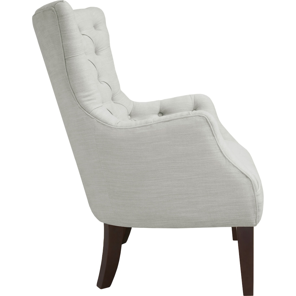 alia white accent chair   