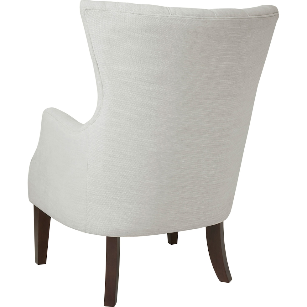 alia white accent chair   