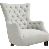 alia white accent chair   
