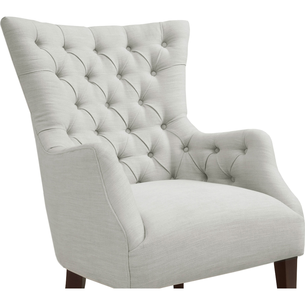 alia white accent chair   