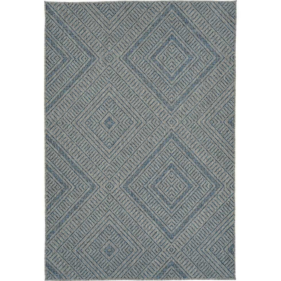 alicante blue outdoor area rug   