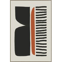 alice black beige wall art   