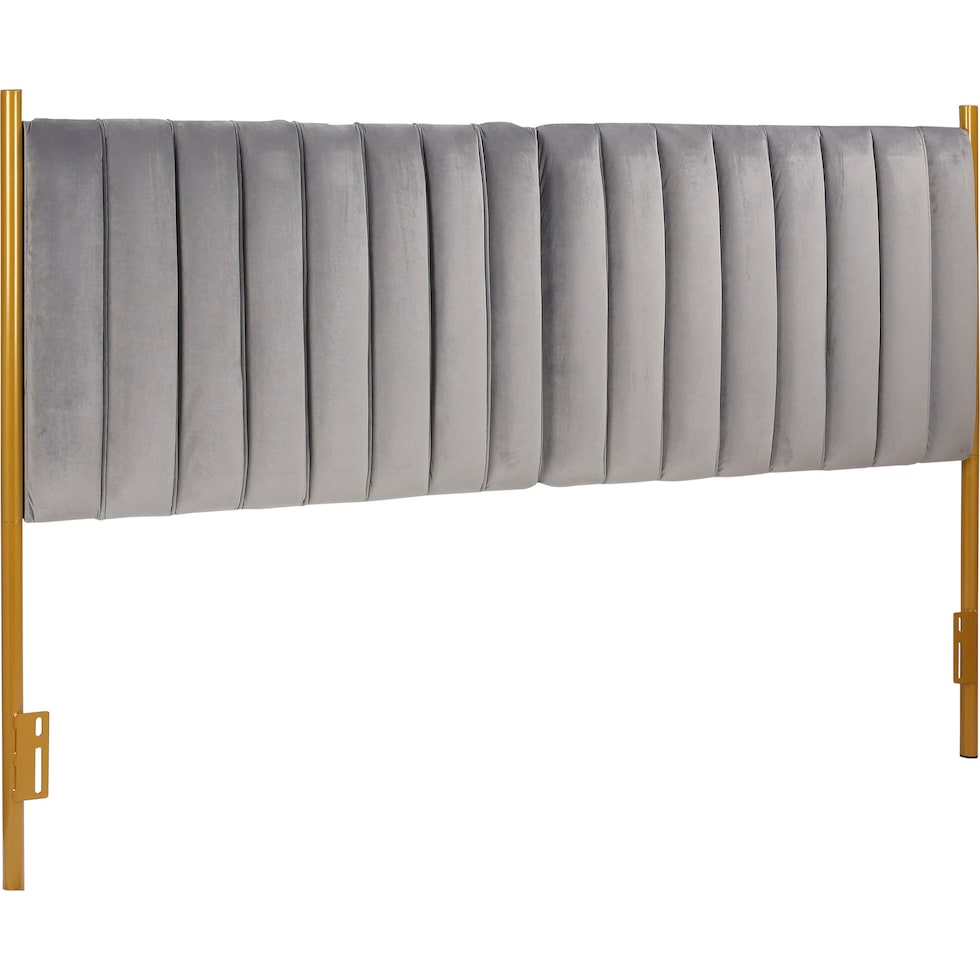 alicia gray king headboard   