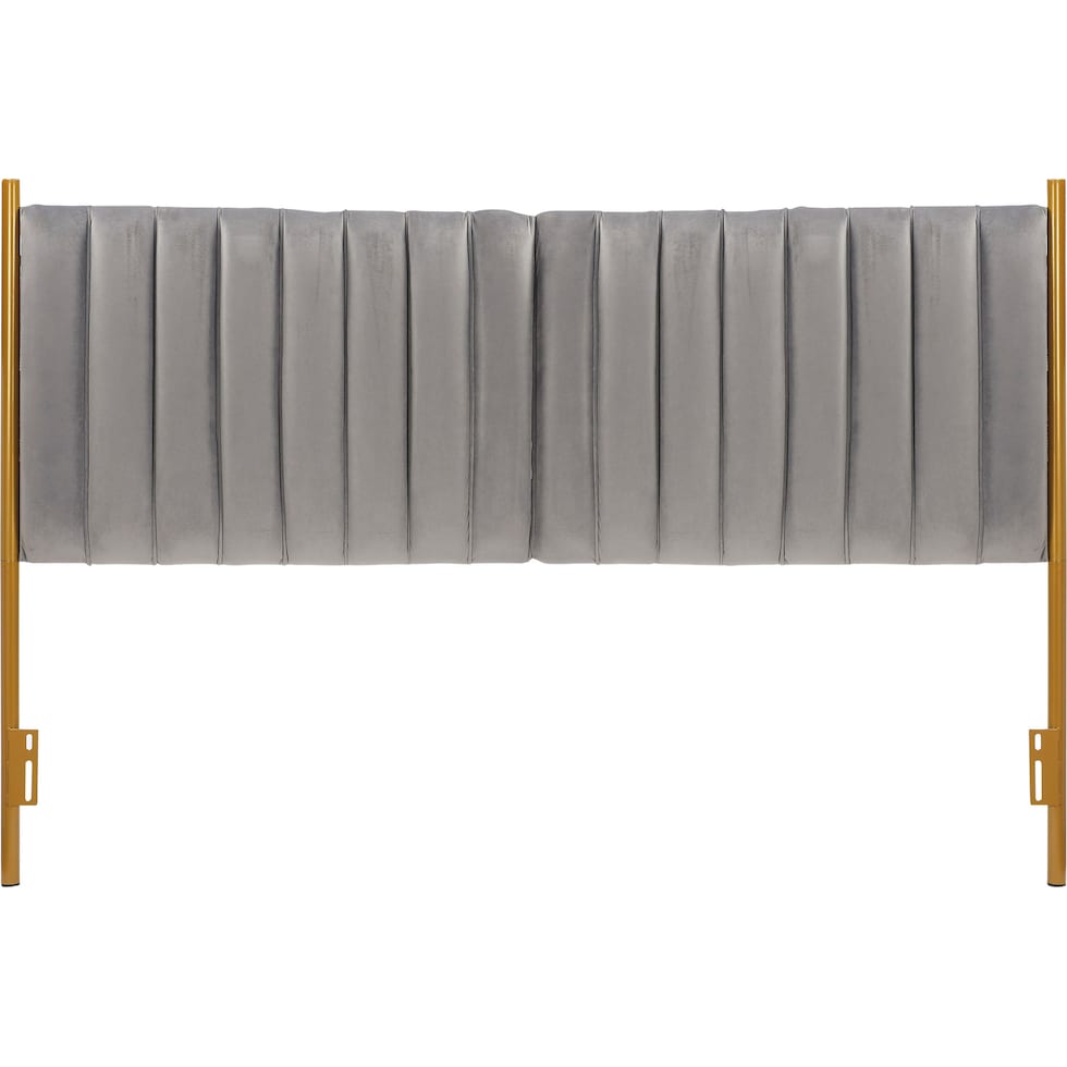 alicia gray king headboard   