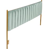 alicia green king headboard   