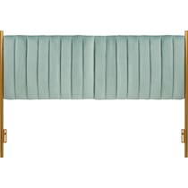 alicia green king headboard   