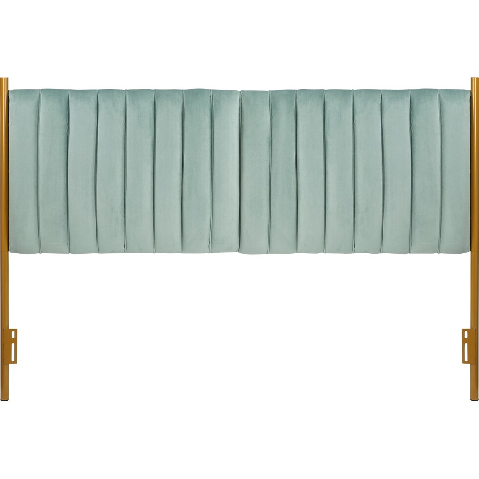 alicia green king headboard   