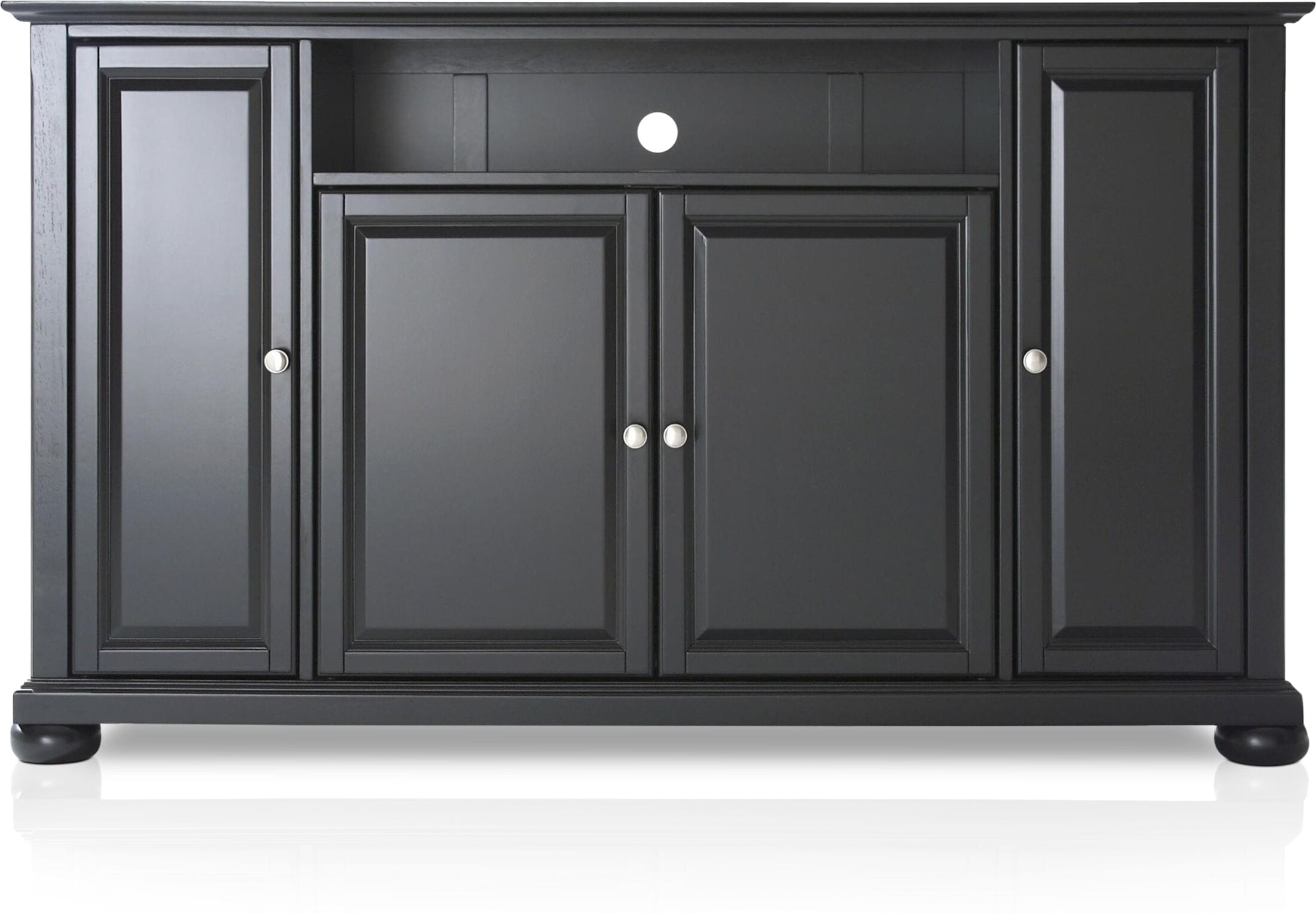 Alina 60” TV Stand - Black | Value City Furniture