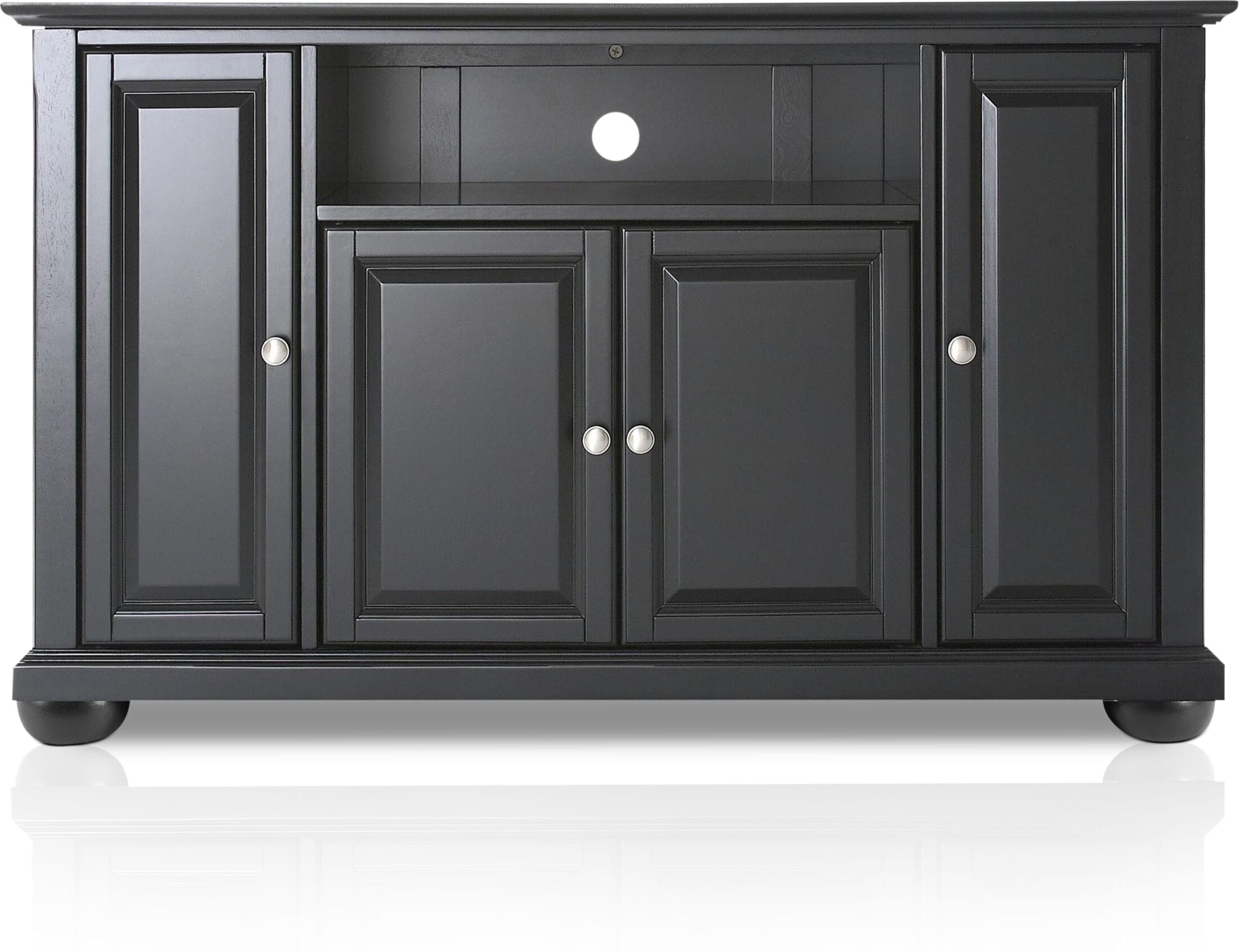 Alina 48” TV Stand - Black | Value City Furniture