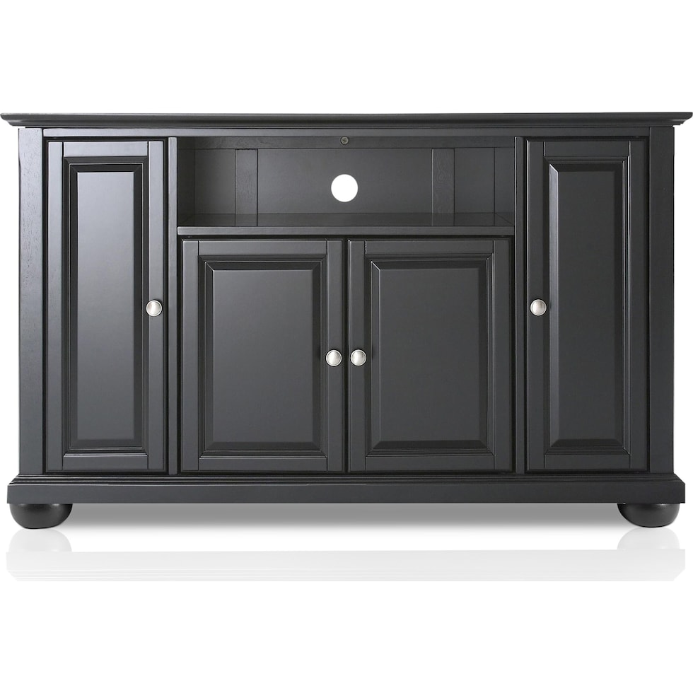 alina black tv stand   