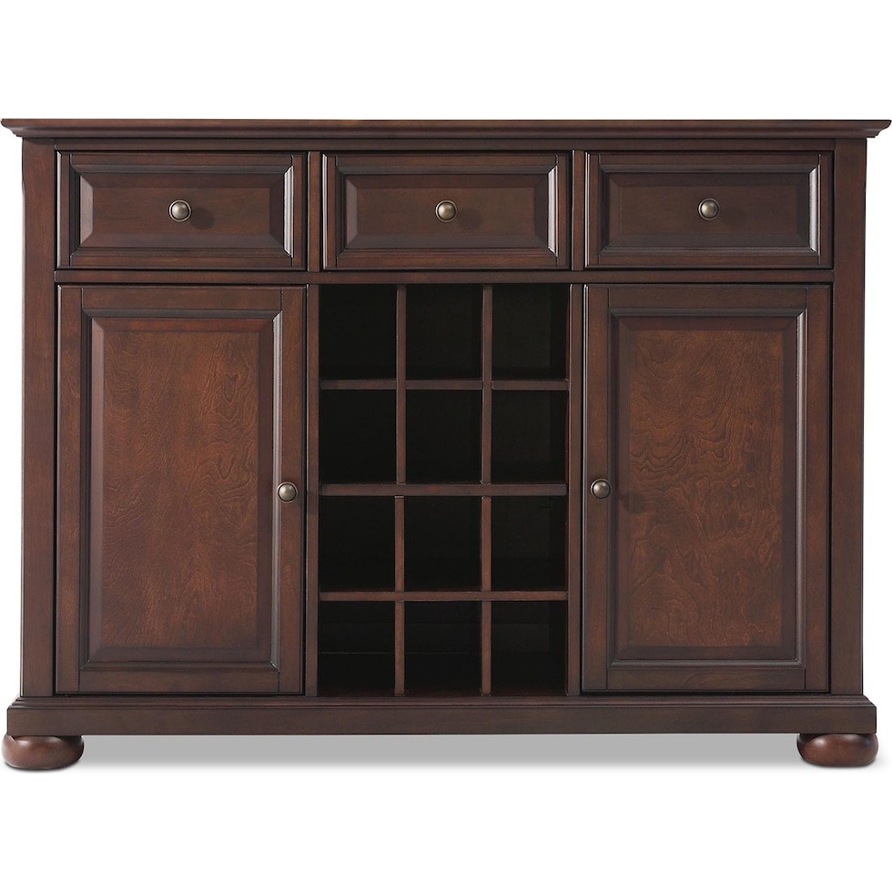 alina dark brown sideboard   