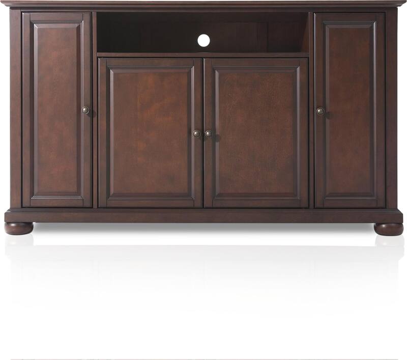 Alina 60” TV Stand Mahogany Value City Furniture