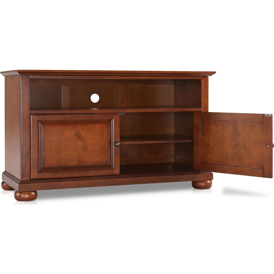 Alina 42” TV Stand Cherry Value City Furniture