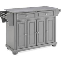 alina gray kitchen island   
