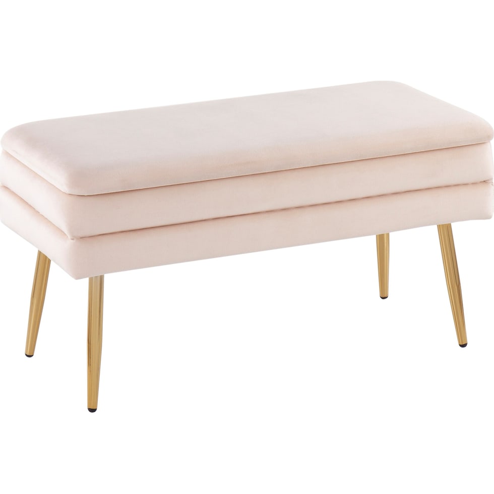 alistair gold cream bench   