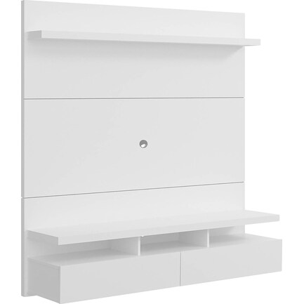 Alister 63" Float Entertainment Center - White
