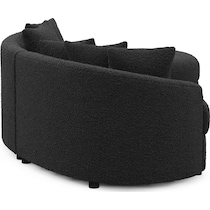 allegra black sectional   