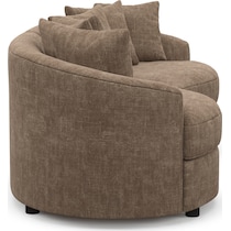 allegra dark brown sectional   